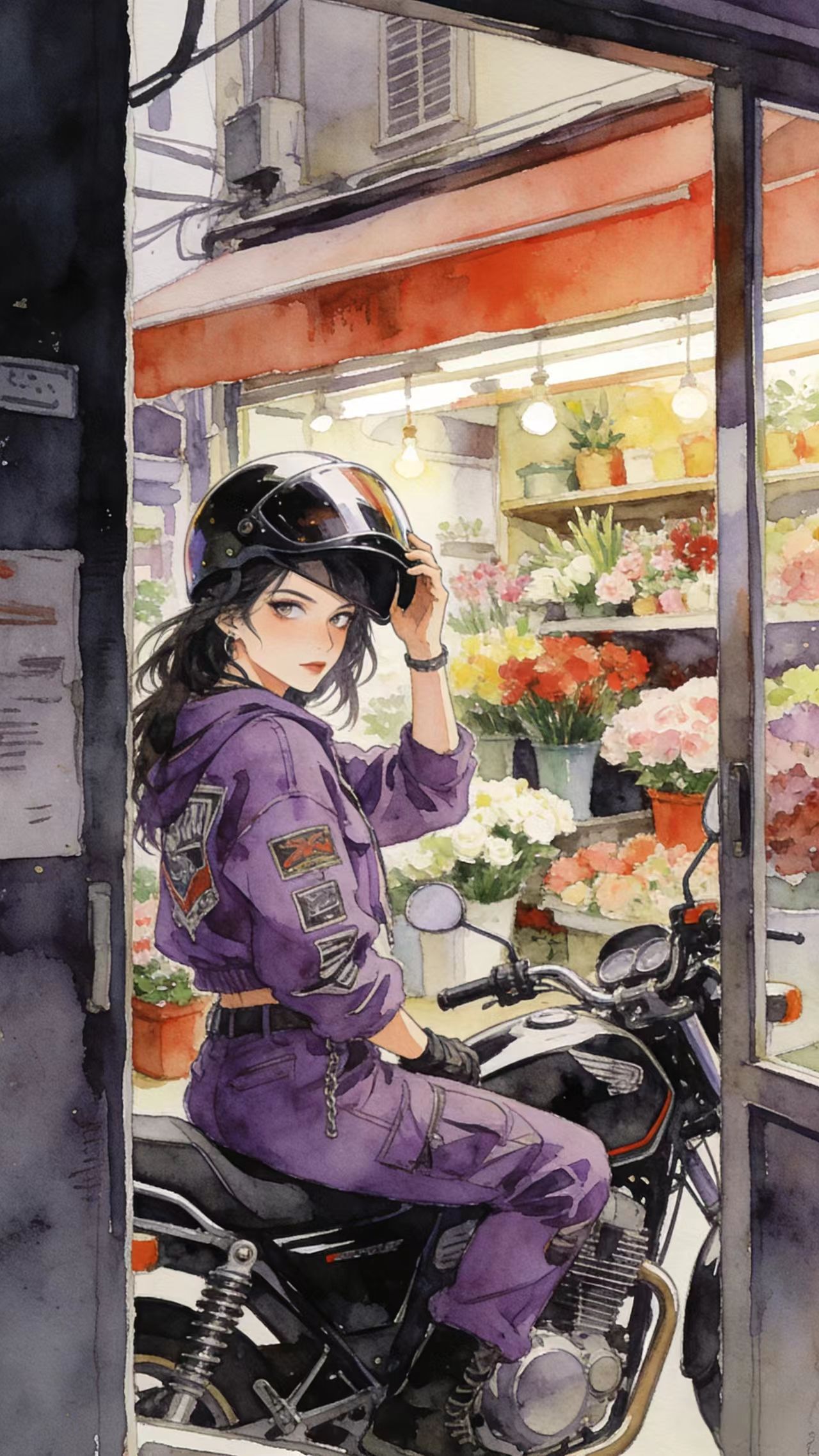 《花店门口有风》封面